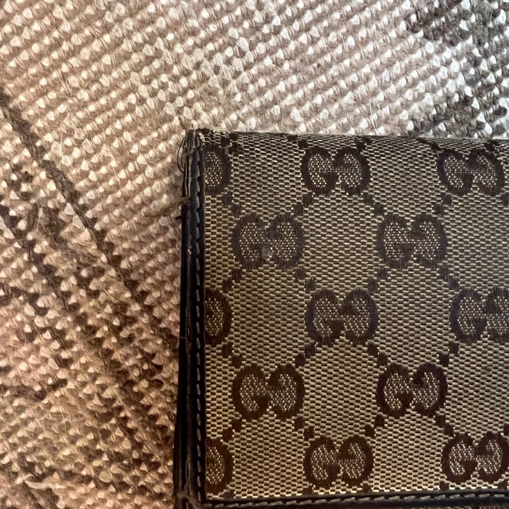 Vintage GG Canvas Continental Wallet !!! Authentic Gucci wallet !!! - Picture 10 of 13